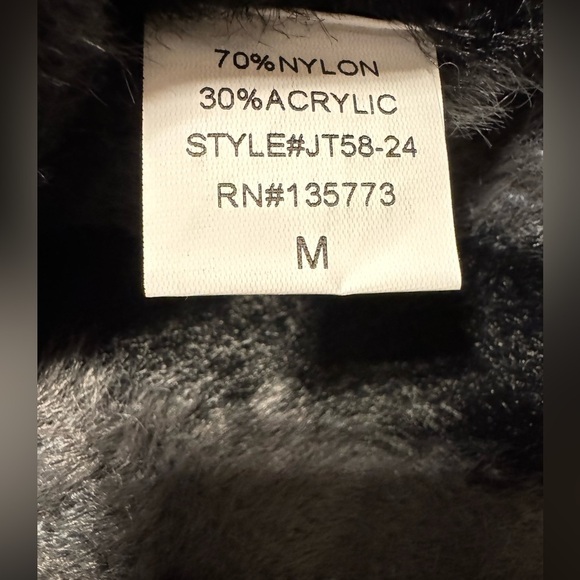 Olivaceous Short Sleeve Faux Fur Cropped - Picture 5 of 7